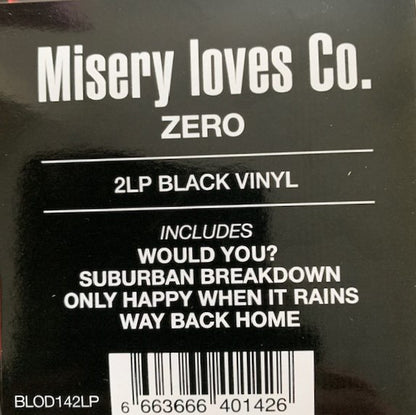 Misery Loves Co. : Zero (2xLP)