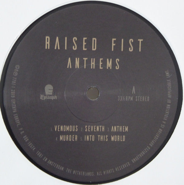 Raised Fist : Anthems (LP, Album)