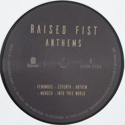 Raised Fist : Anthems (LP, Album)
