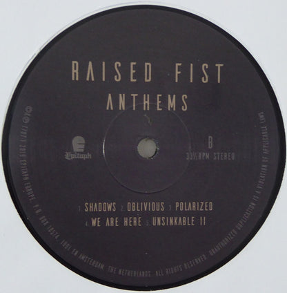 Raised Fist : Anthems (LP, Album)