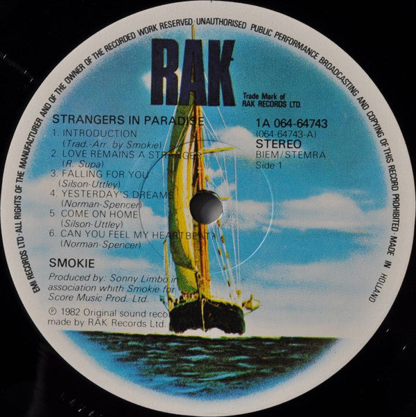 Smokie : Strangers In Paradise (LP, Album)