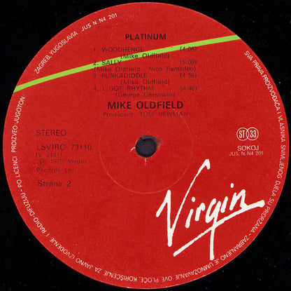 Mike Oldfield : Platinum (LP, Album, RE)