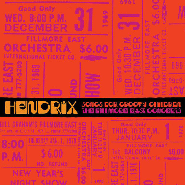 Jimi Hendrix : Songs For Groovy Children (The Fillmore East Concerts) (8xLP, Album + Box)