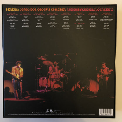 Jimi Hendrix : Songs For Groovy Children (The Fillmore East Concerts) (8xLP, Album + Box)