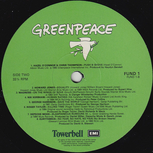 Various : Greenpeace (LP, Comp)
