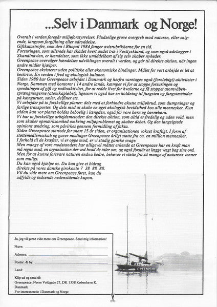 Various : Greenpeace (LP, Comp)