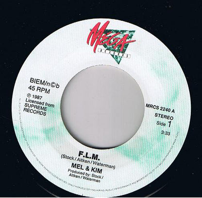 Mel & Kim : F.L.M. (7", Single)