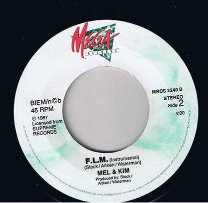 Mel & Kim : F.L.M. (7", Single)