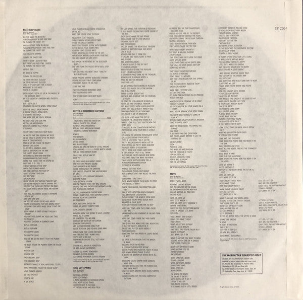 The Manhattan Transfer : Vocalese (LP, Album)