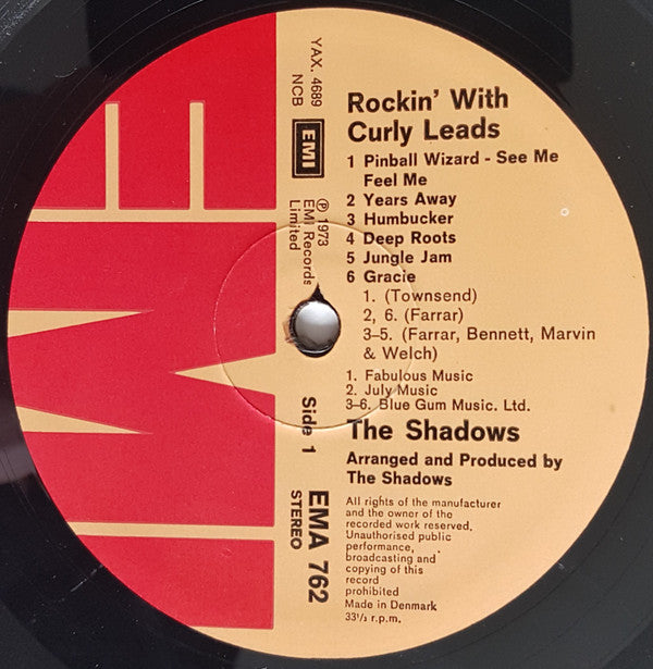 The Shadows : Rockin' With Curly Leads (LP, Album, Gat)