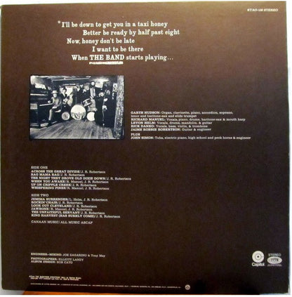 The Band : The Band (LP, Album, RL)
