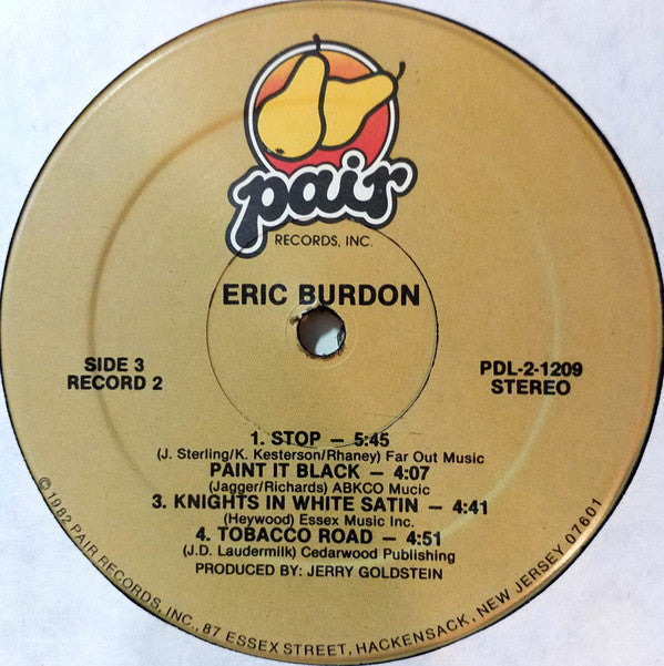 Eric Burdon : Eric Burdon Sings The Animals' Greatest Hits (2xLP, Comp, Hau)