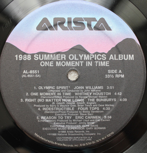Various : 1988 Summer Olympics Album: One Moment In Time (LP, Album)