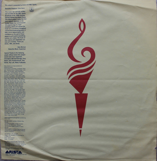 Various : 1988 Summer Olympics Album: One Moment In Time (LP, Album)