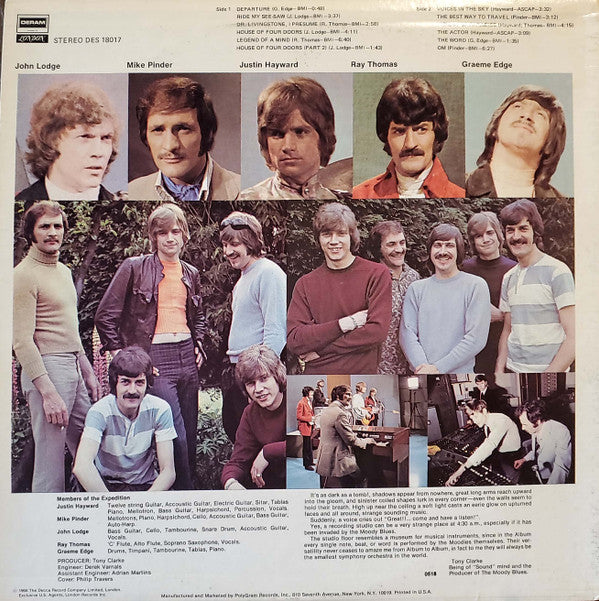 The Moody Blues : In Search Of The Lost Chord (LP, Album, RE, Kee)
