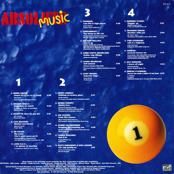 Various : Absolute Music 1 (2xLP, Comp)