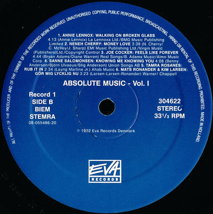 Various : Absolute Music 1 (2xLP, Comp)