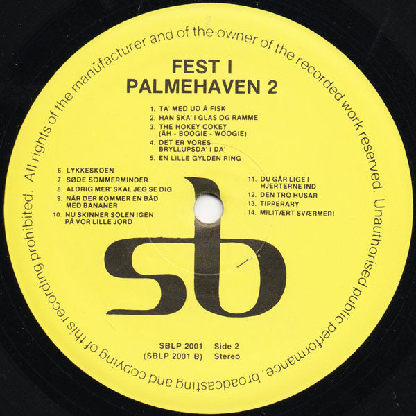 Katy Bødtger, Gustav Winckler Og Svend Lundvigs Orkester : Palmehave Party 2 (LP, Album)