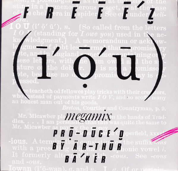 Freeez : I.O.U. (Megamix) (12")