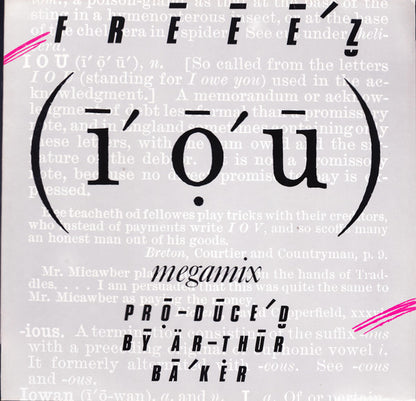 Freeez : I.O.U. (Megamix) (12")