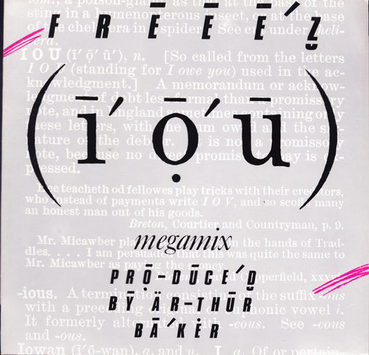 Freeez : I.O.U. (Megamix) (12")
