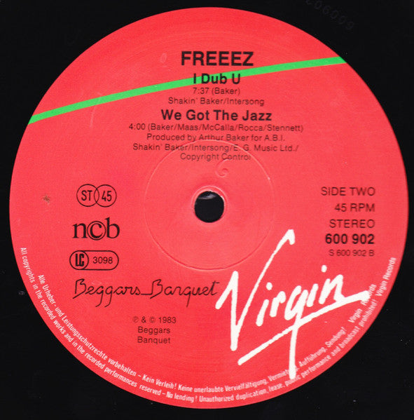 Freeez : I.O.U. (Megamix) (12")
