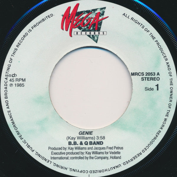 The Brooklyn, Bronx & Queens Band : Genie / Riccochet (7", Single)