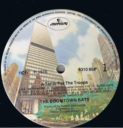 The Boomtown Rats : A Tonic For The Troops (LP)