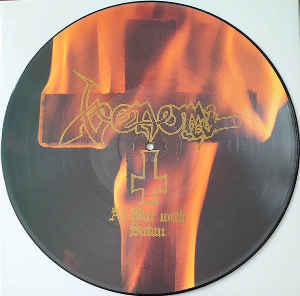 Venom (8) : At War With Satan (LP, Album, Pic)