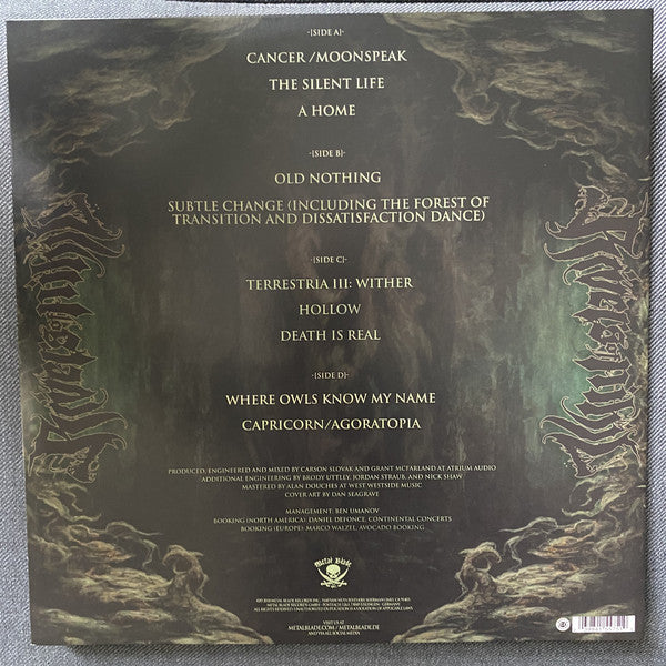 Rivers Of Nihil : Where Owls Know My Name (2xLP, Album)