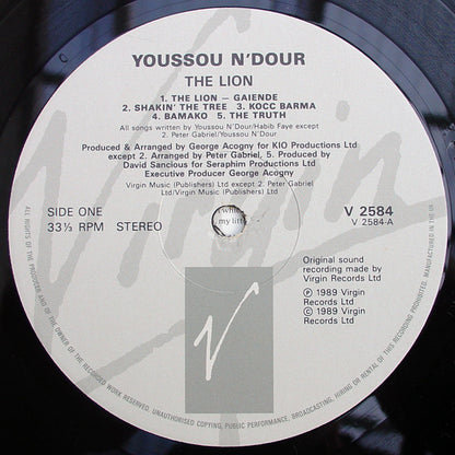 Youssou N'Dour : The Lion (LP, Album)