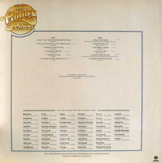 Eric Burdon & The Animals : Eric Burdon & The Animals (LP, Comp)