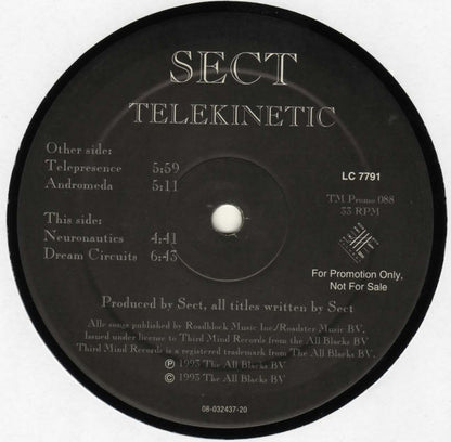 Sect : Telekinetic (12", Promo)