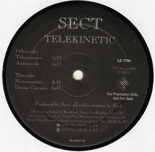 Sect : Telekinetic (12", Promo)