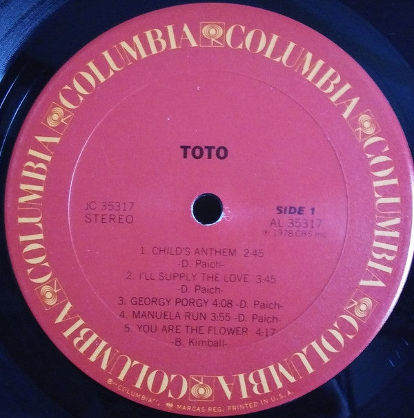 Toto : Toto (LP, Album)