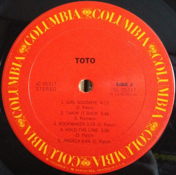Toto : Toto (LP, Album)