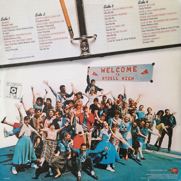 Various : Grease (The Original Soundtrack From The Motion Picture) (2xLP, Album, Gat)