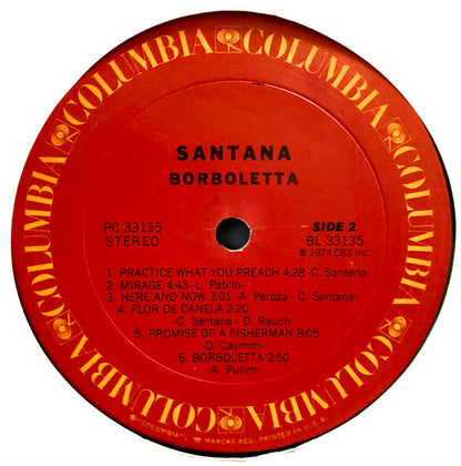 Santana : Borboletta (LP, Album, Ter)