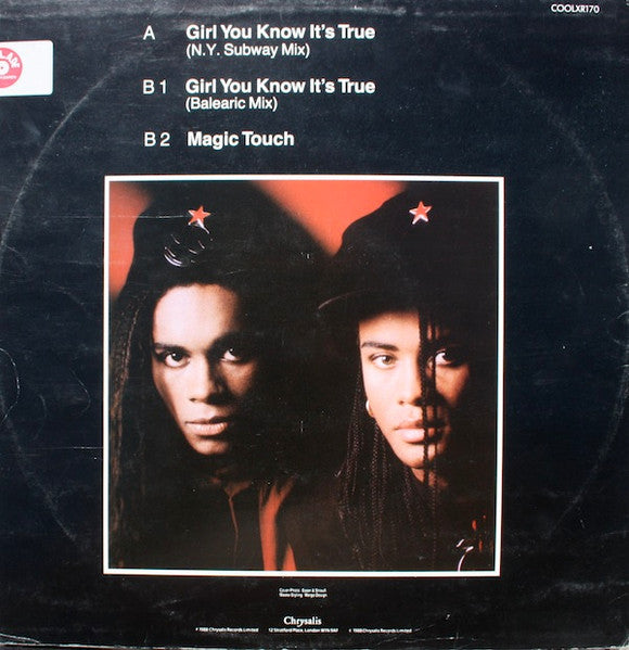 Milli Vanilli : Girl You Know It's True (12")