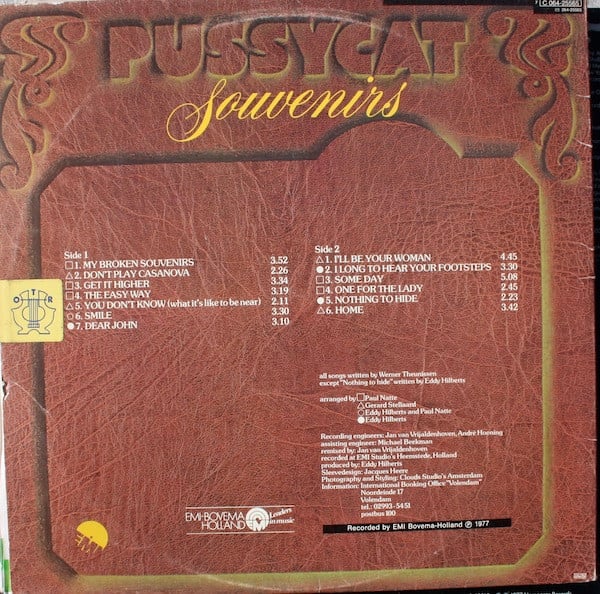 Pussycat (2) : Souvenirs (LP, Album, Gat)