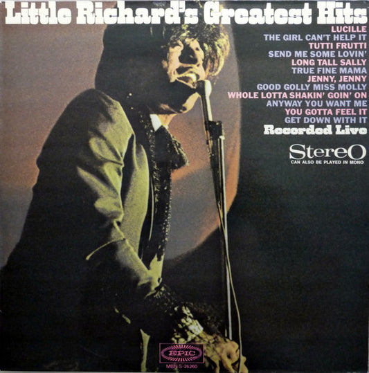 Little Richard : Little Richard's Greatest Hits Recorded Live (LP, Album)