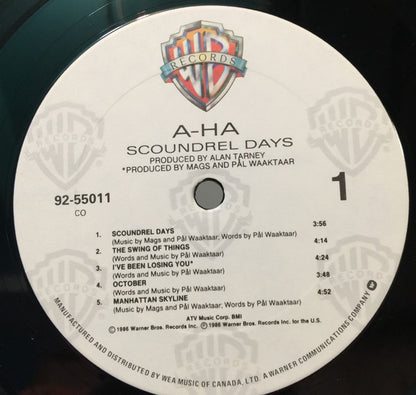 a-ha : Scoundrel Days (LP, Album)