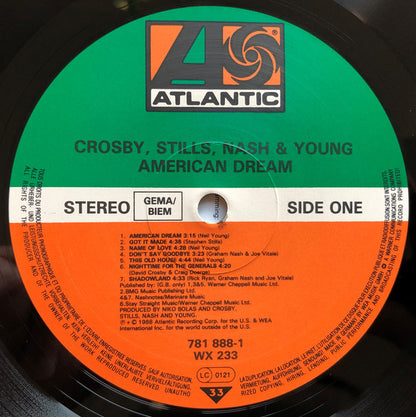 Crosby, Stills, Nash & Young : American Dream (LP, Album)