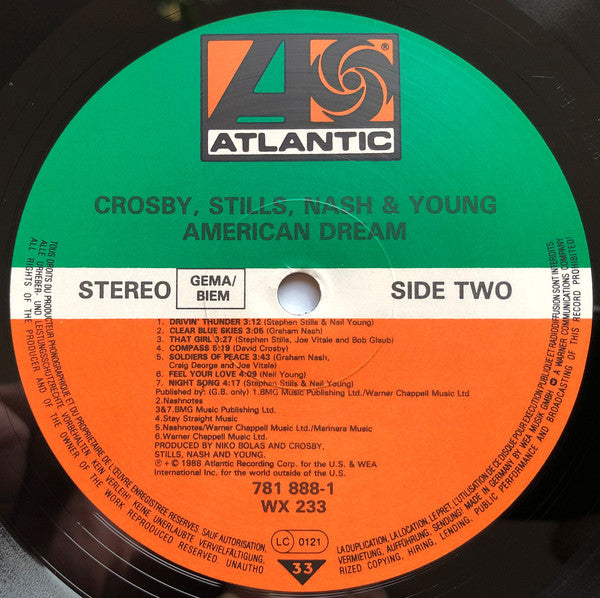 Crosby, Stills, Nash & Young : American Dream (LP, Album)
