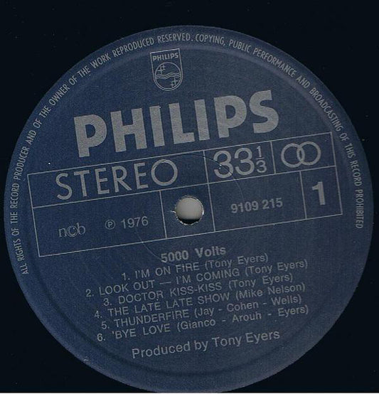 5000 Volts : 5000 Volts (LP, Album)