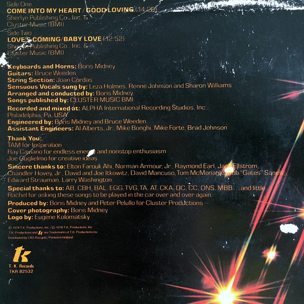 USA-European Connection : Come Into My Heart (LP, Album)
