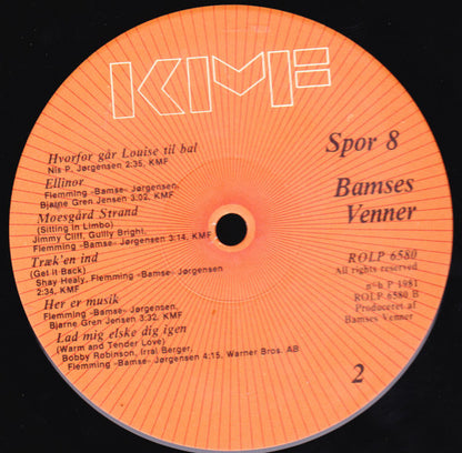 Bamses Venner : Spor 8 (LP, Album)