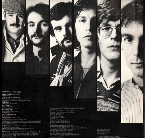 City Boy : Book Early (LP, Album)