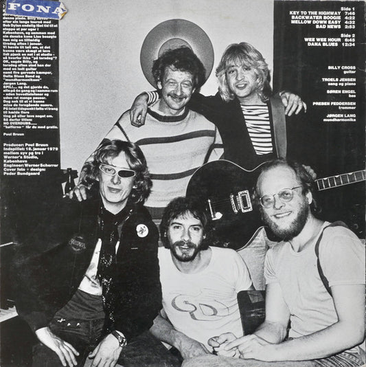 Delta Blues Band With Billy Cross (2) : No Overdubs (LP, Album)