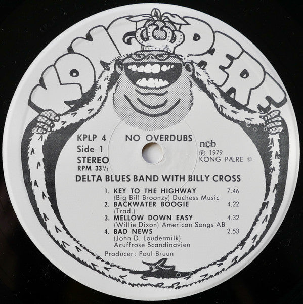 Delta Blues Band With Billy Cross (2) : No Overdubs (LP, Album)